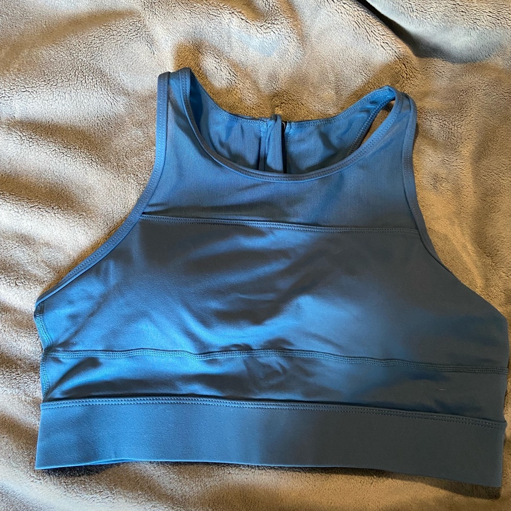 NWOT Blue Zyia All Star Bra XL